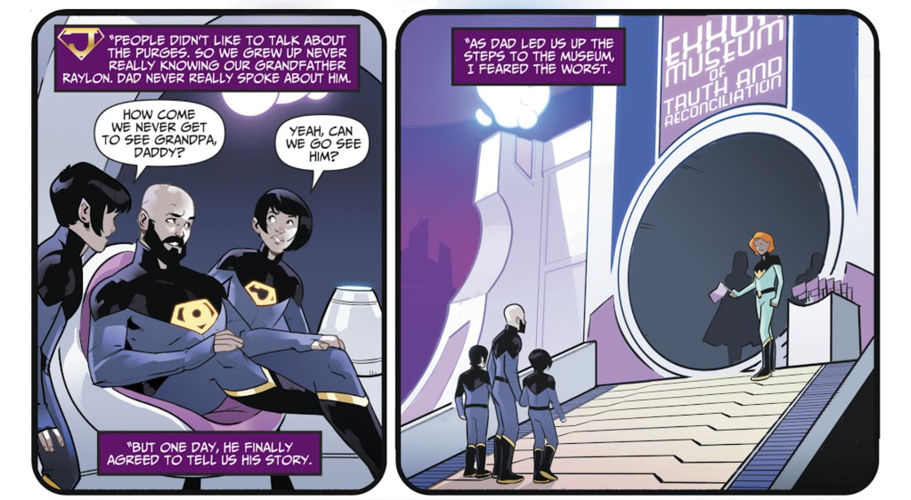 DC&rsquo;s Wonder Twins recounting their backstory