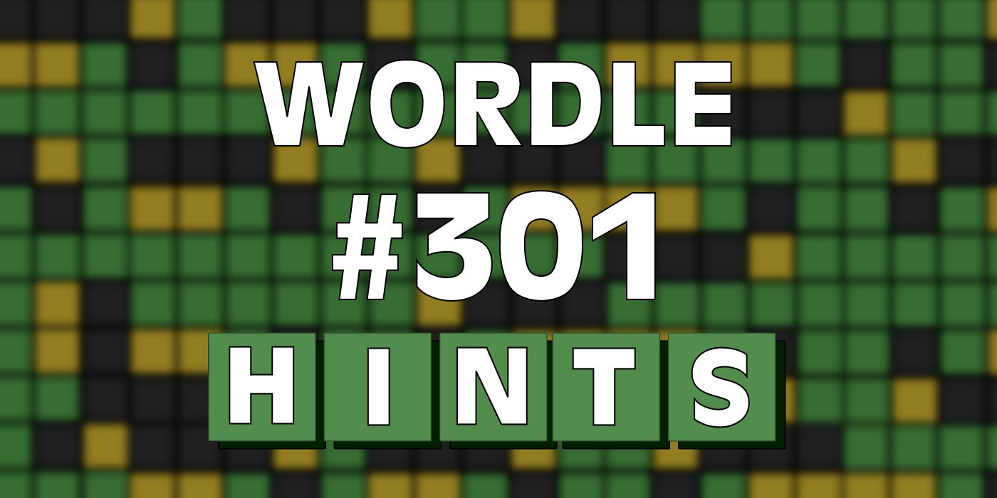 Wordle April 16th 301 Hints