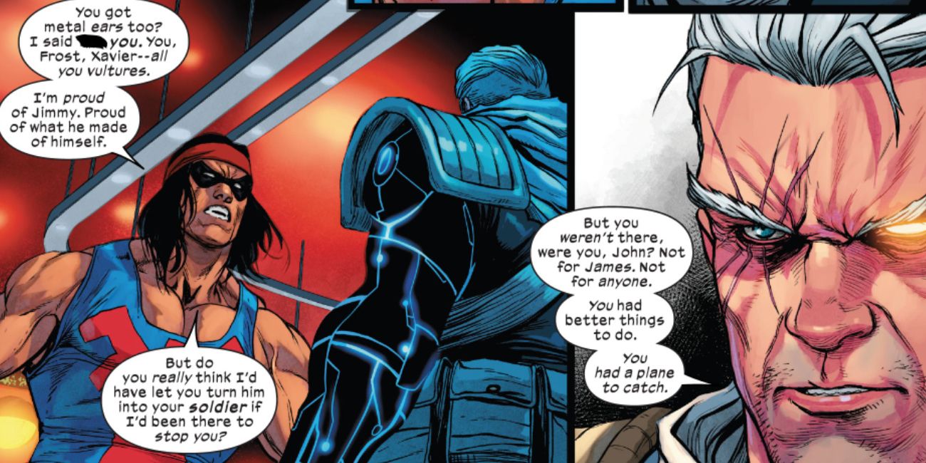 X-Men Red Cable Insults John Proudstar