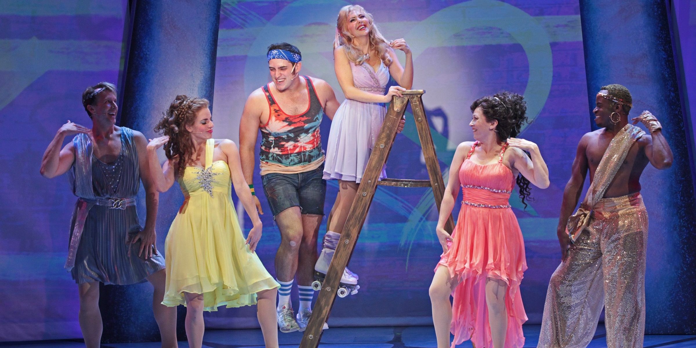 The muses in Xanadu&rsquo;s stage production