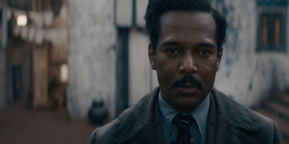 Yusuf Kama looking shocked in Fantastic Beasts 3
