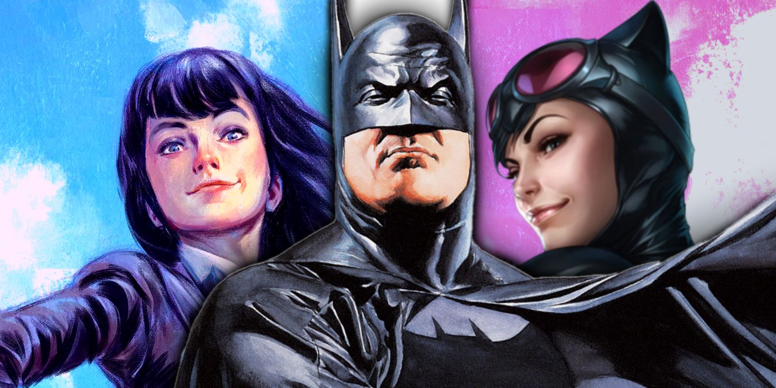 Zatanna Batman and Catwoman have a love triangle.