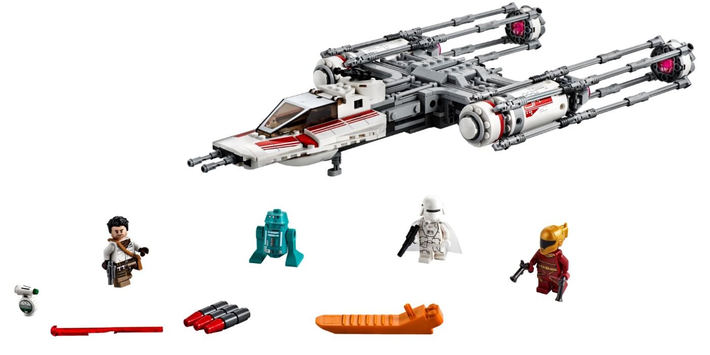 Zorii Bliss LEGO Star Wars Y-Wing set
