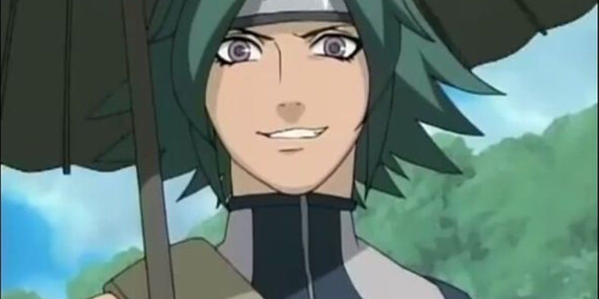 Aoi smirking sadistically in Naruto.