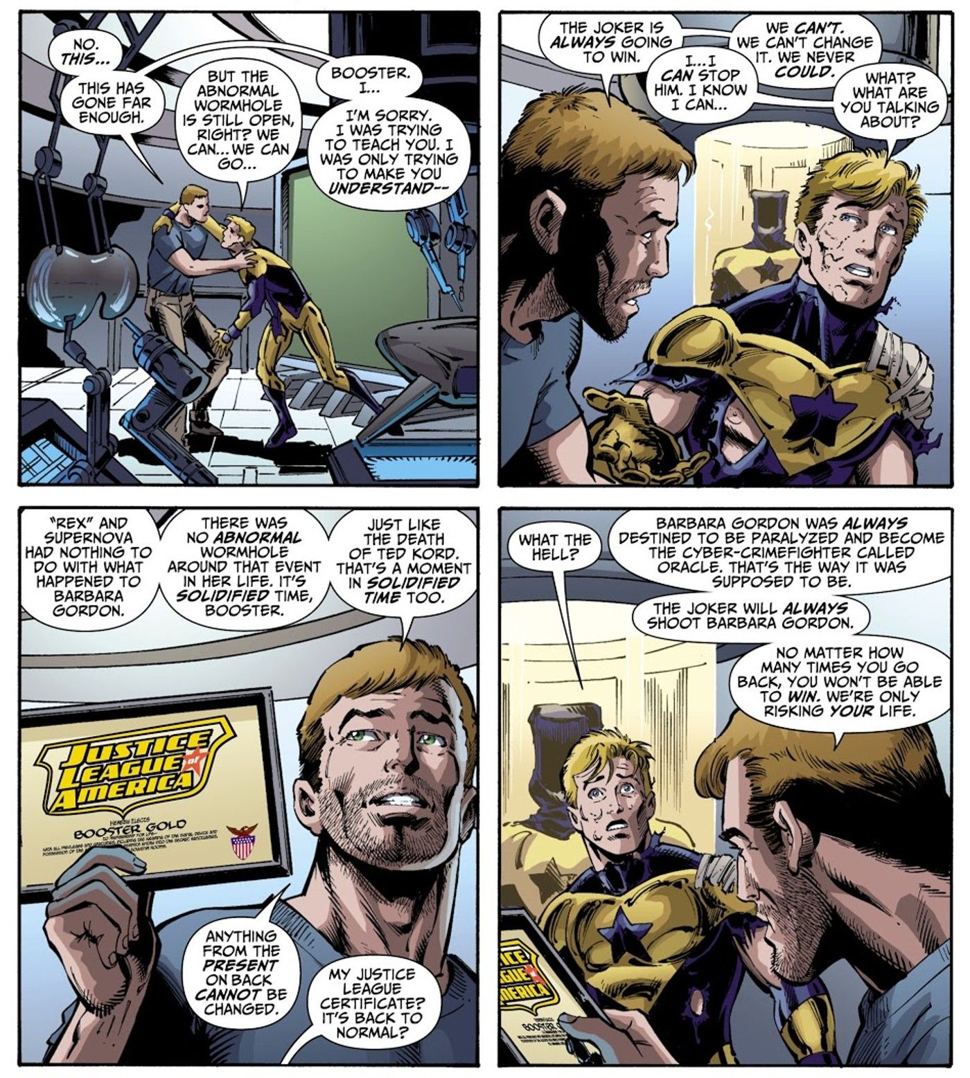 booster gold solidified time