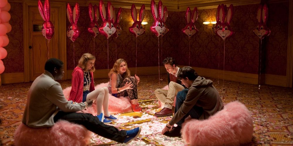 The strangers meet in a virtual room in Chatroom