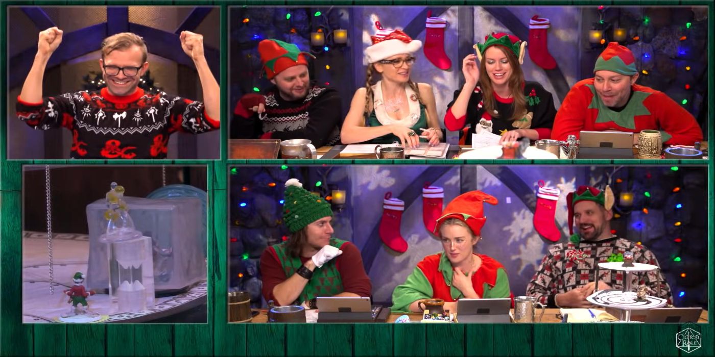 screen capture of the night before critmas one shot