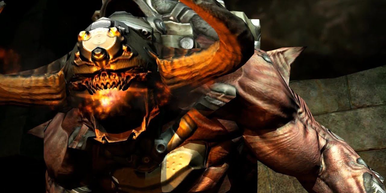 The Cyberdemon in DOOM 3