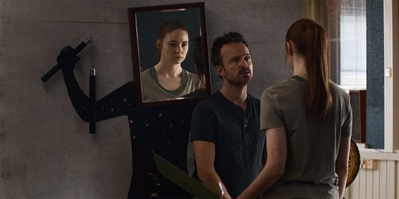 dual - karen gillan & aaron paul