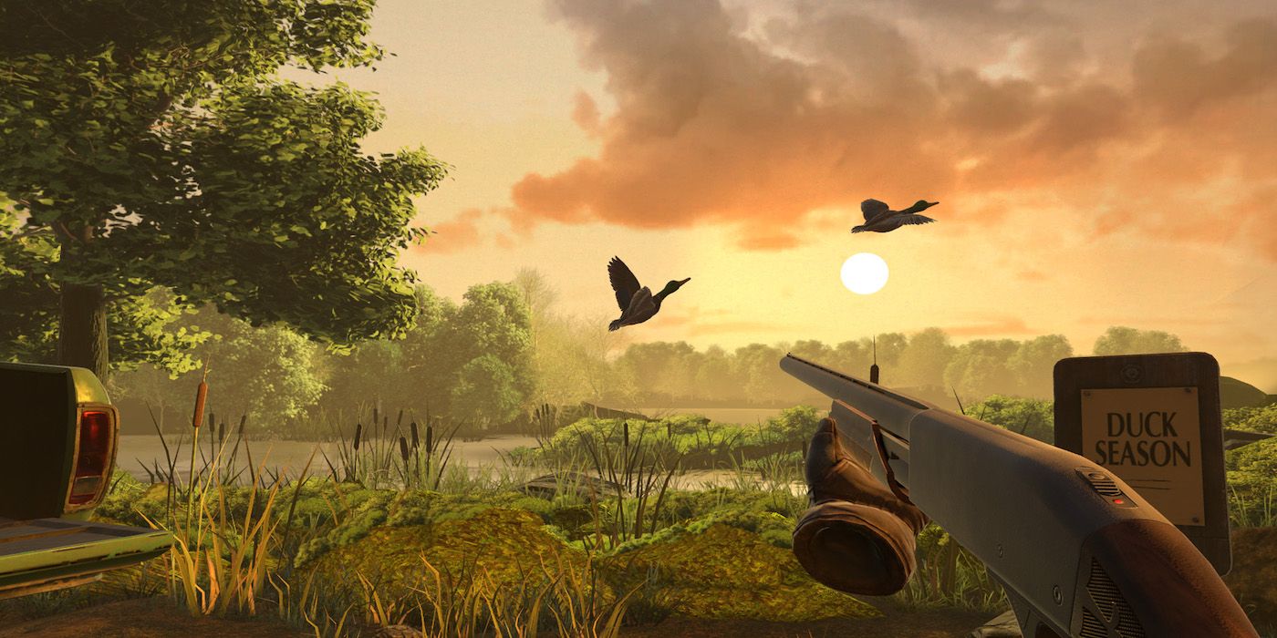 A screenshot from the game Duck Season