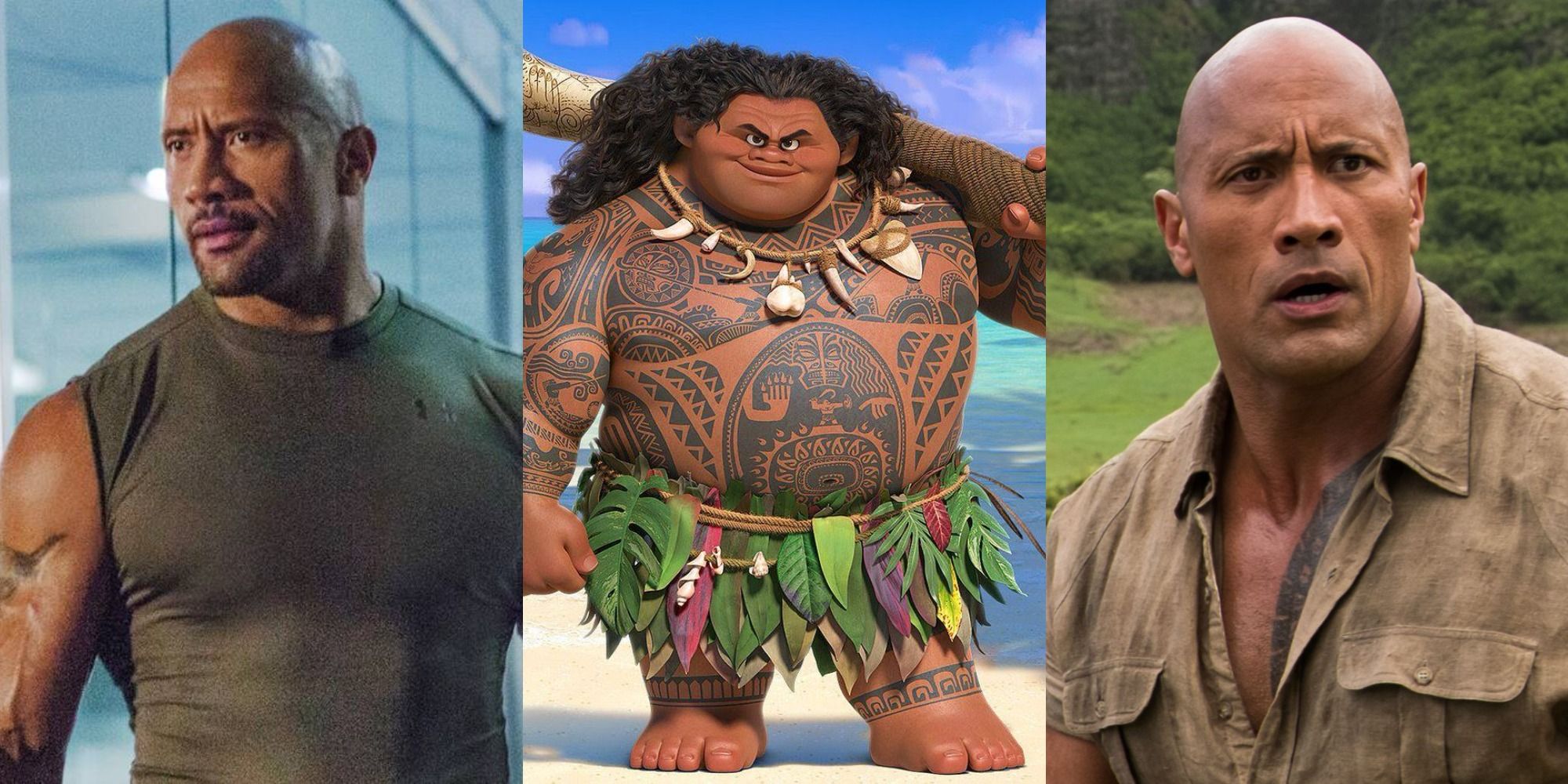 All Dwayne The Rock Johnson Movies Ranked from Jumanji to Moana