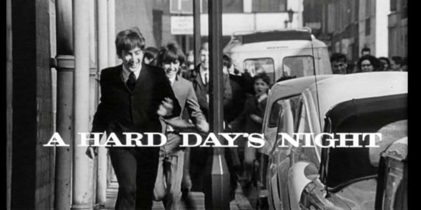 hard days night film by the beatles