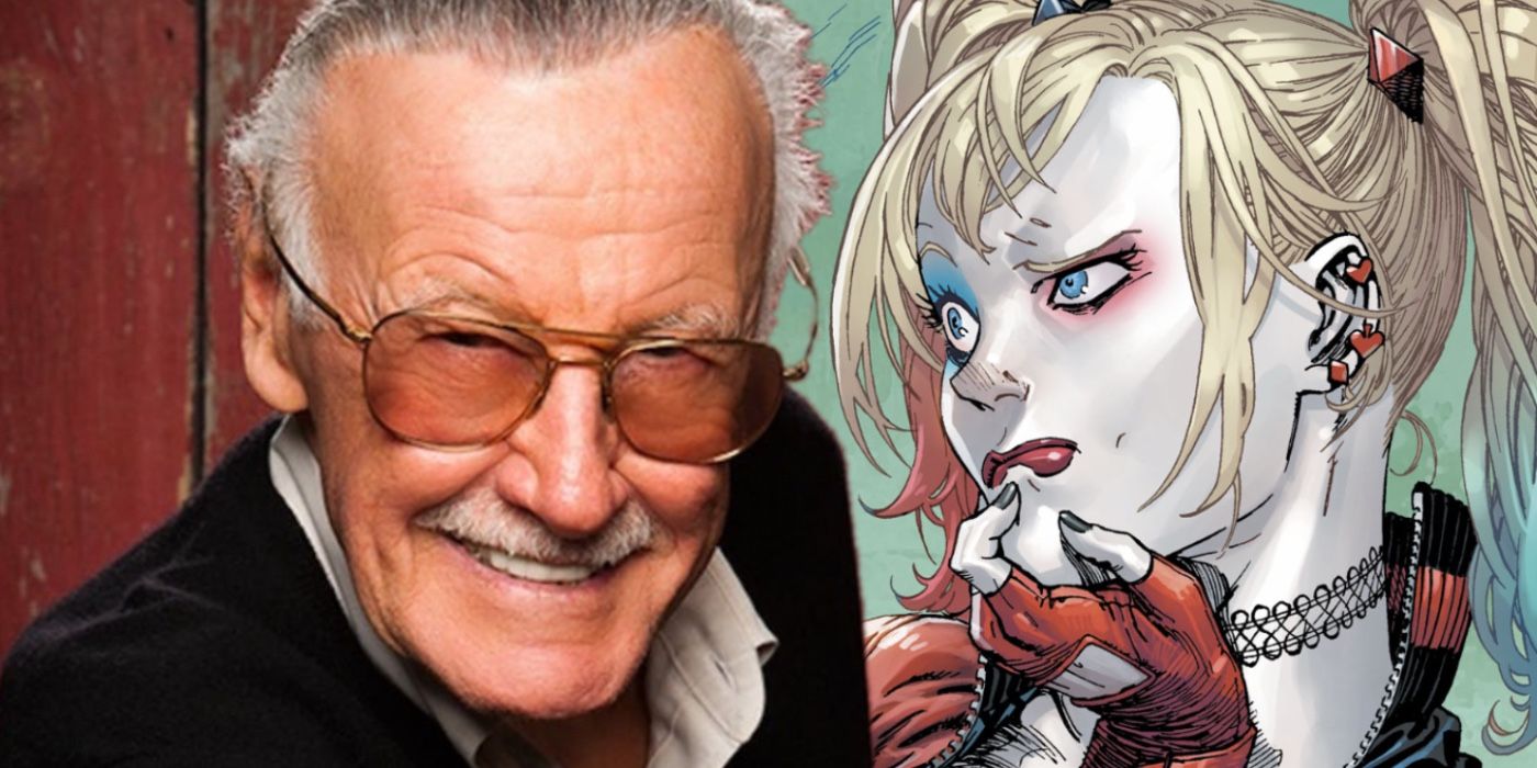 Harley Quinn and Stan Lee together