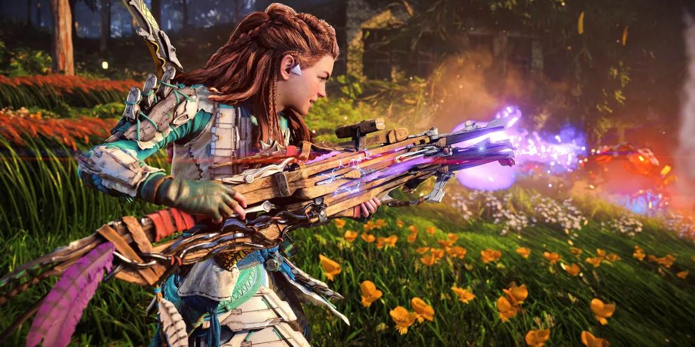 Aloy as a Nora Warrior in Horizon Forbidden West