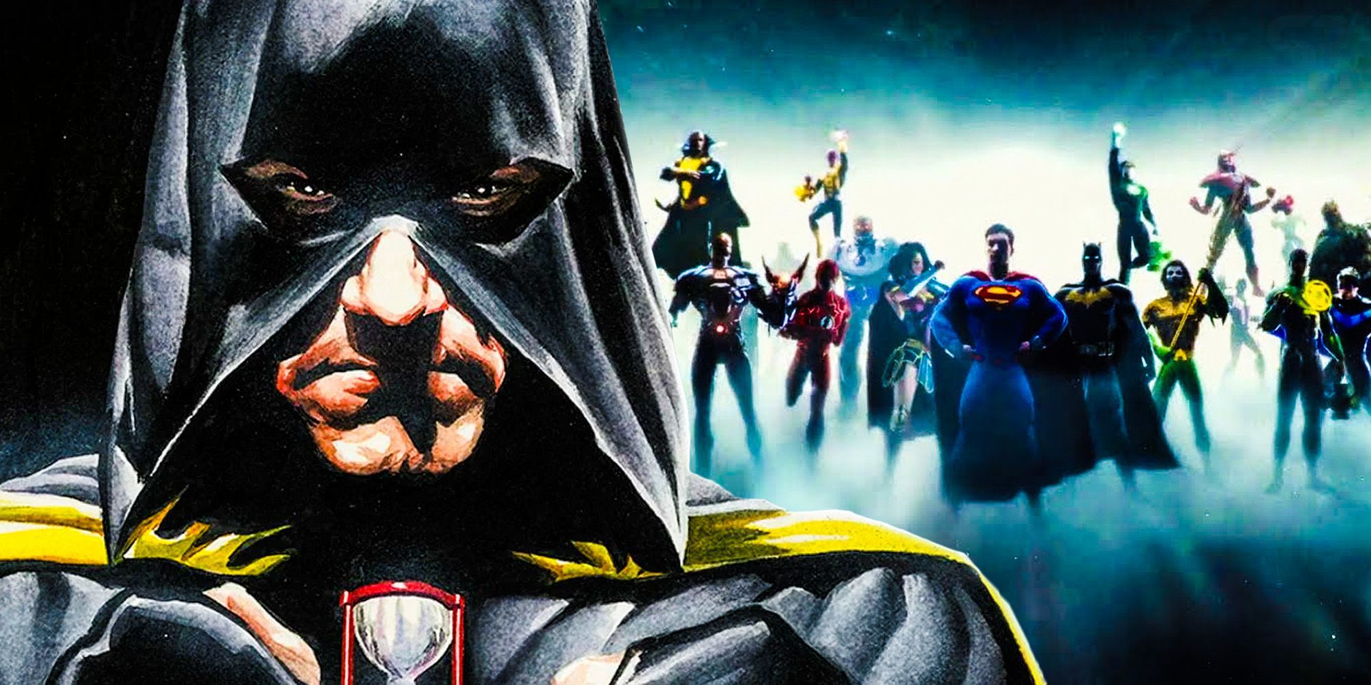 Hourman in Justice League cover