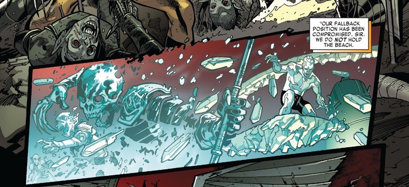 Iceman defeats vampires in X-Men Curse of the Mutants
