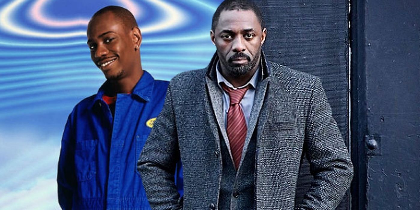 idris elba in luther and dave chappelle in half baked