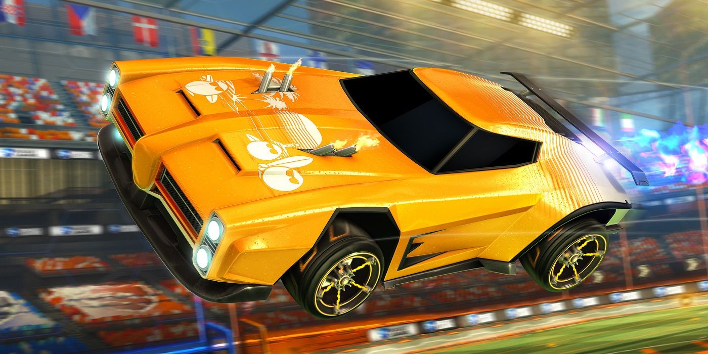 The premium Dominus in Rocket League