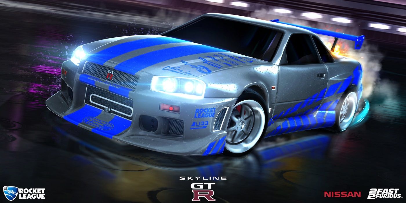 The &lsquo;99 Nissan Skyline GT-R R34 in Rocket League