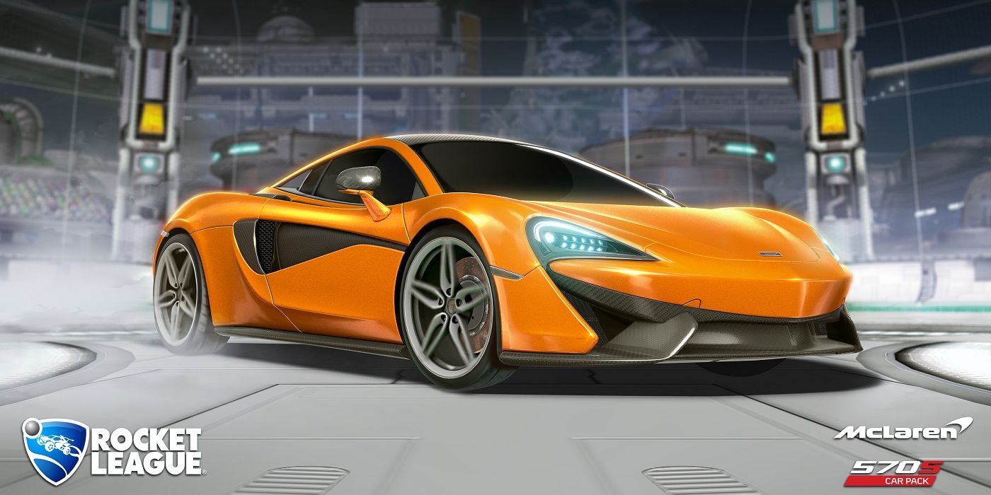 The McLaren 570S in Rocket League