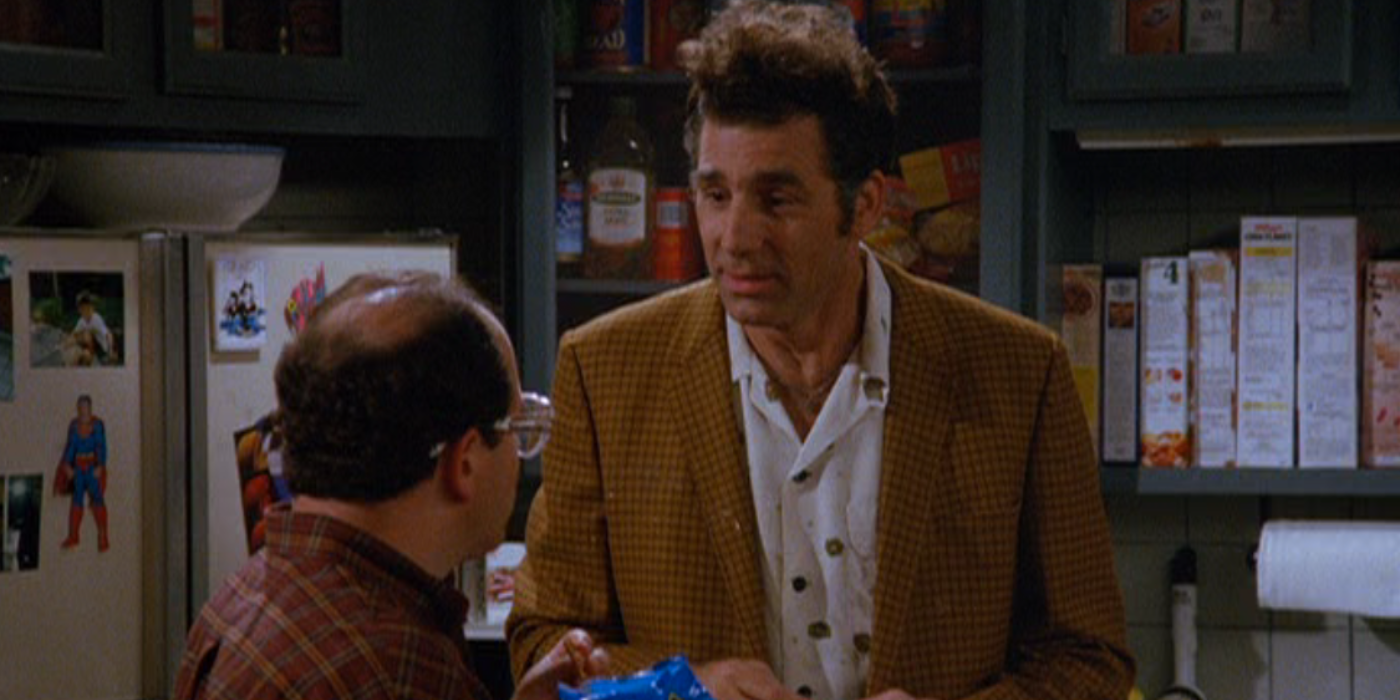 Kramer calls George &quot;madam&quot; in the Seinfeld episode The Glasses.