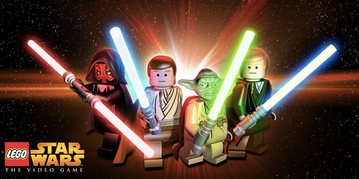Arte promocional de LEGO Star Wars: The Video Game (2005)