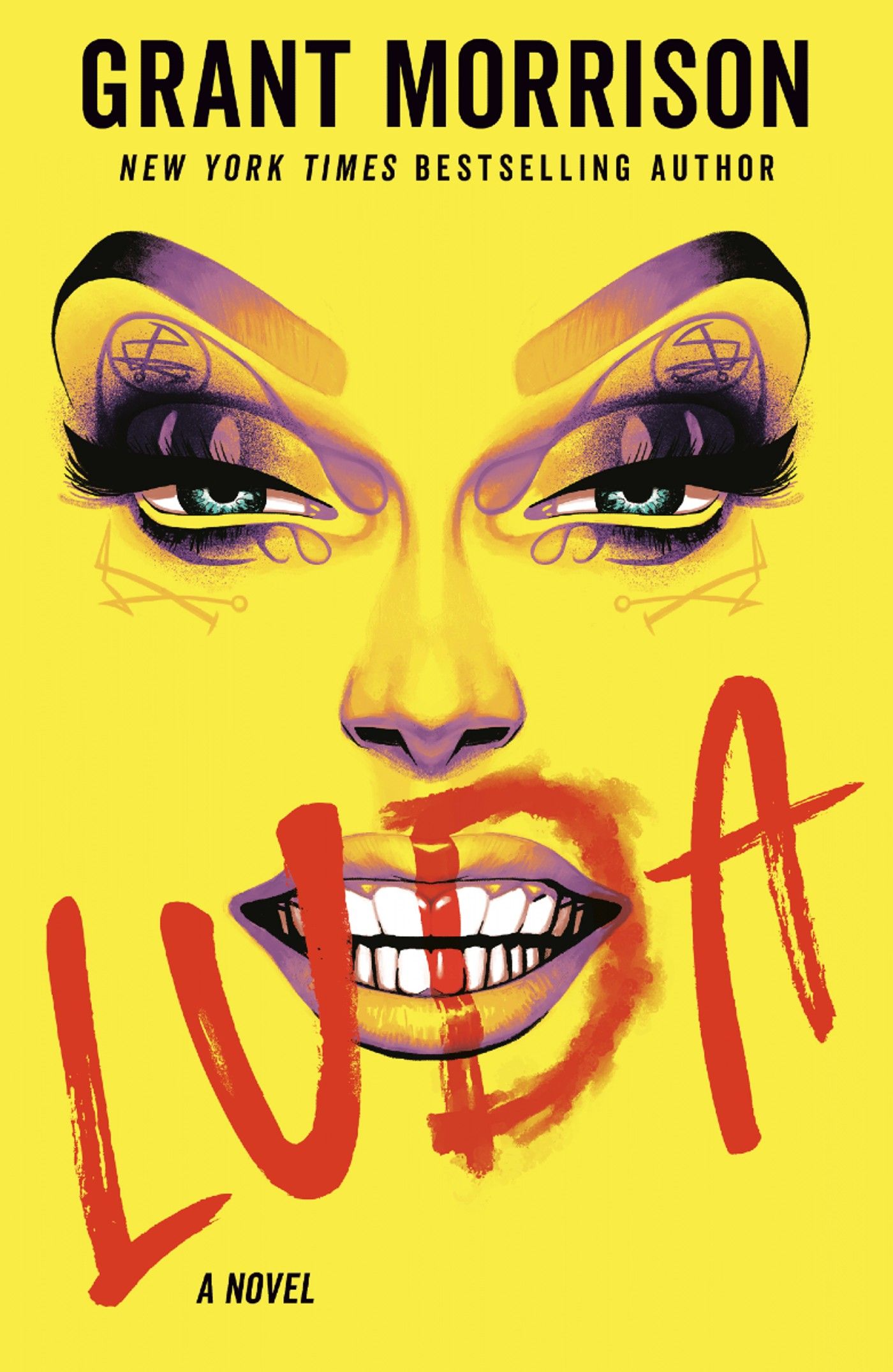 The full cover of Grant Morrison&rsquo;s upcoming novel, Luda.