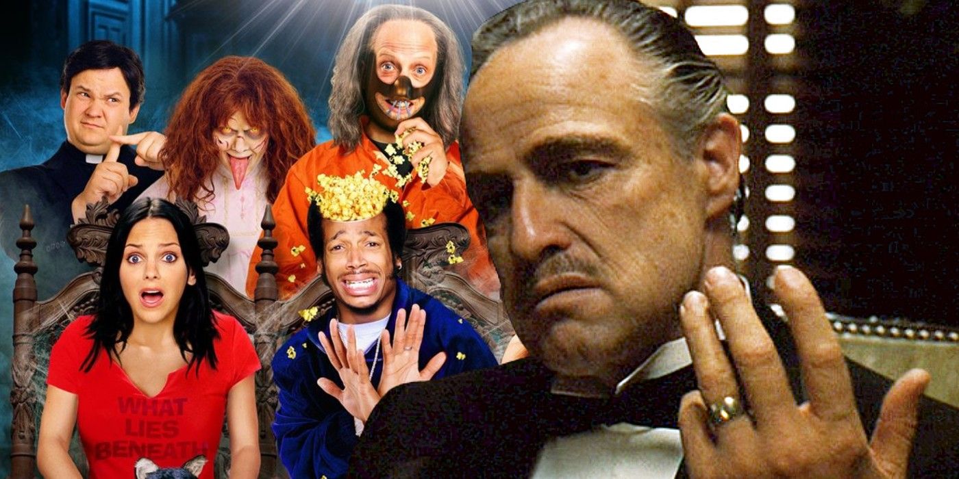 marlon brando in the godfather and the cast of scary movie 2