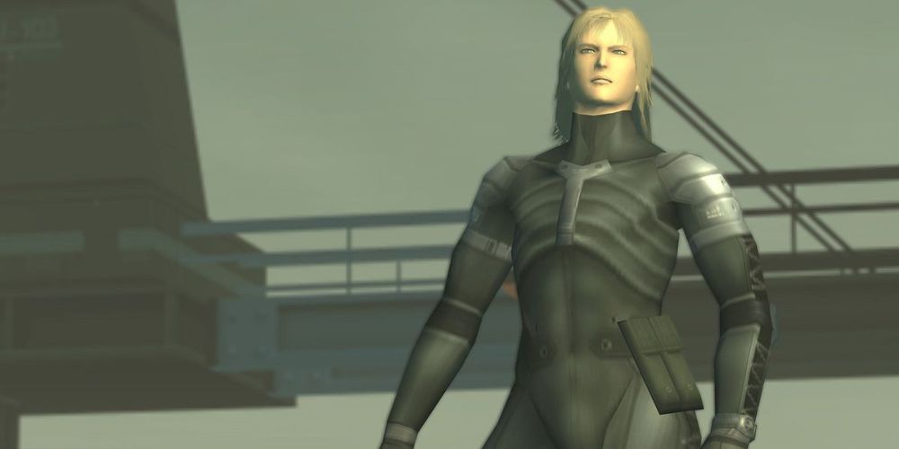 Raiden wears an exo-suit in Metal Gear Solid