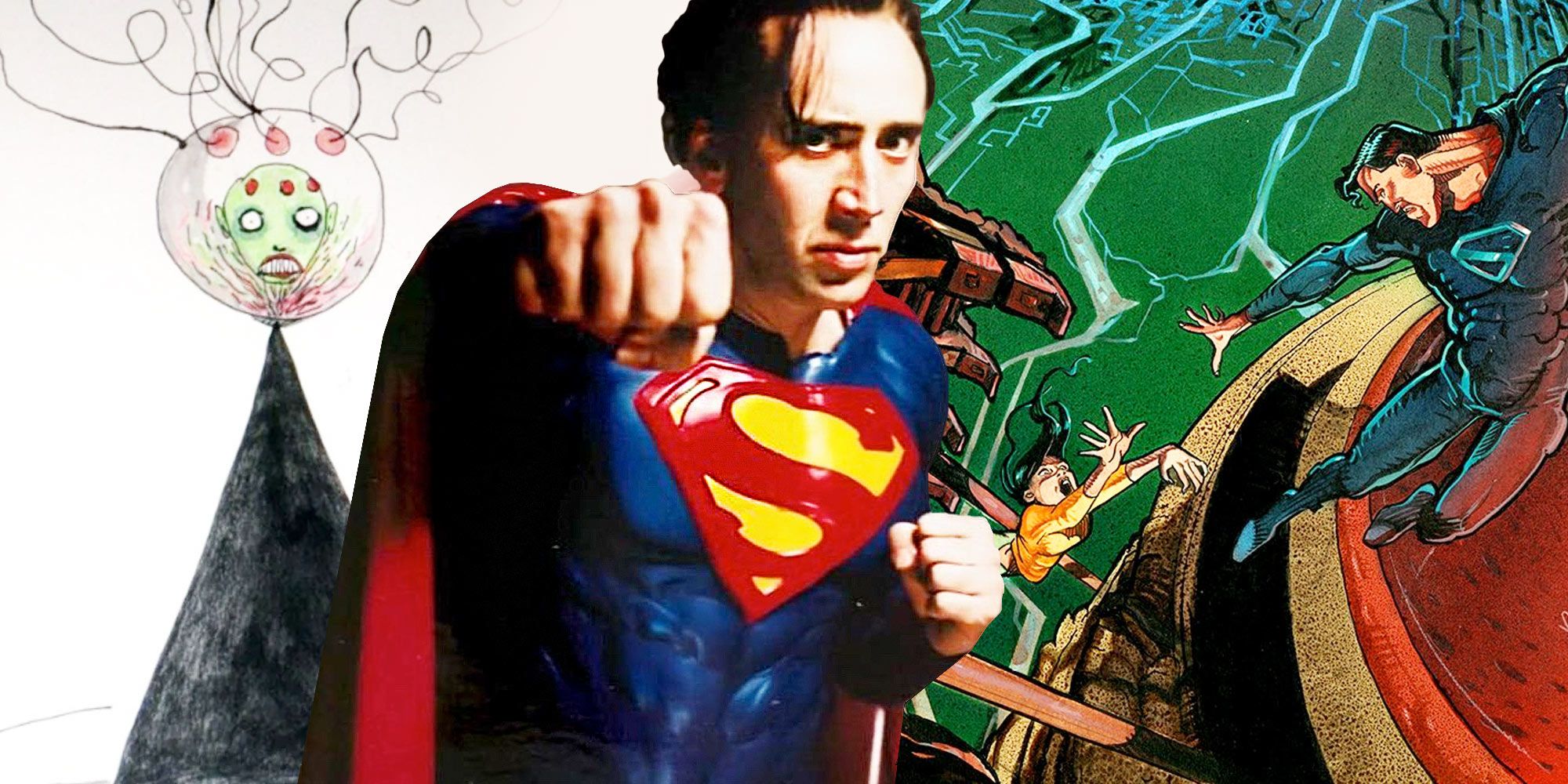 Nicolas Cage says he hired Tim Burton for Superman Lives