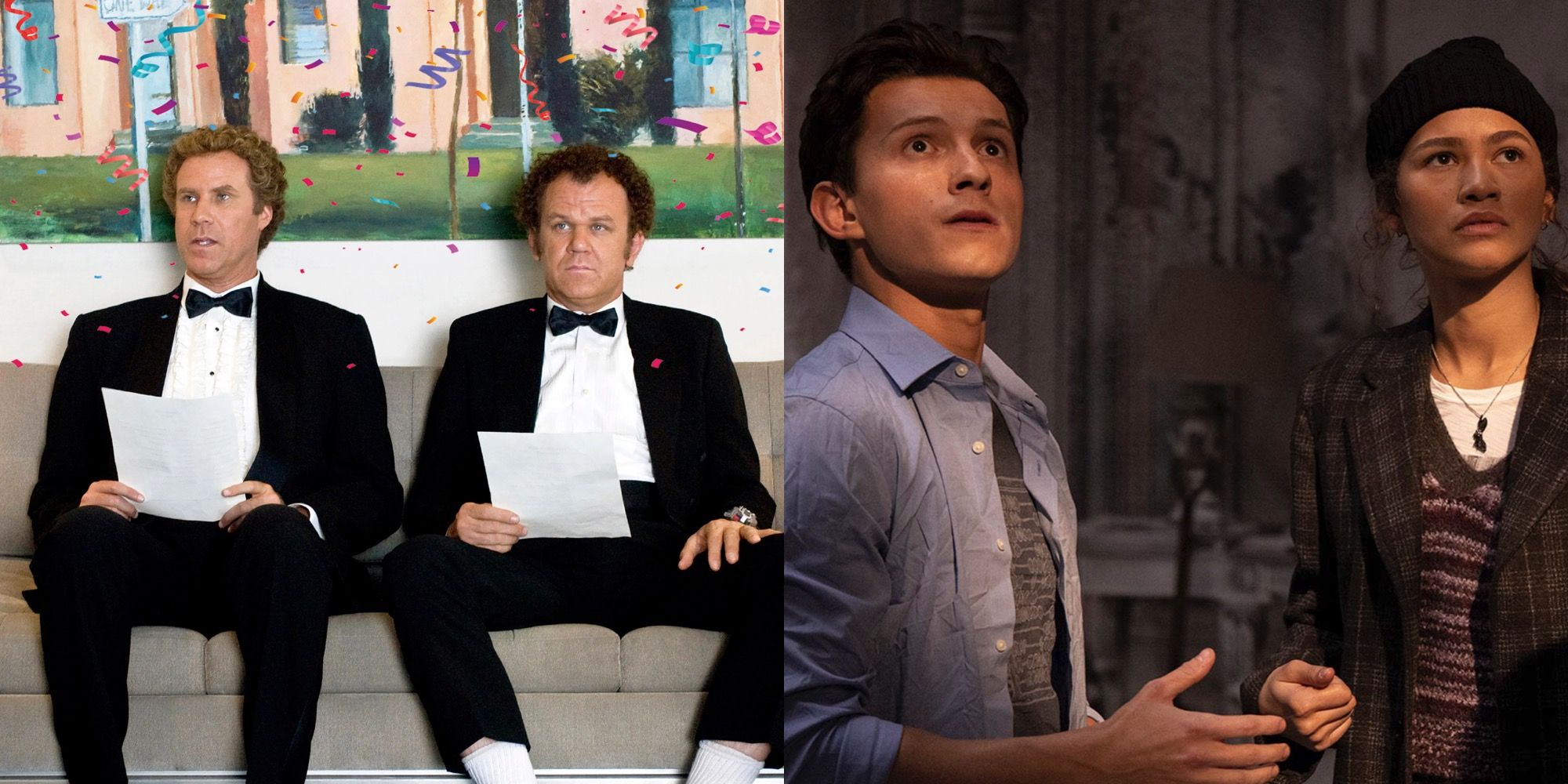 Split Promo Images Of The Step Brothers And Spider-Man No Way Home