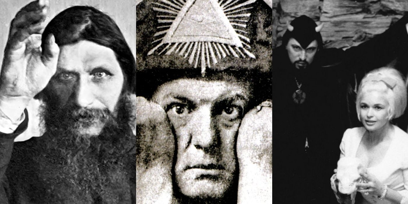 Rasputin, Aleister Crowley, and Anton Levy in various documentaries about the occult.
