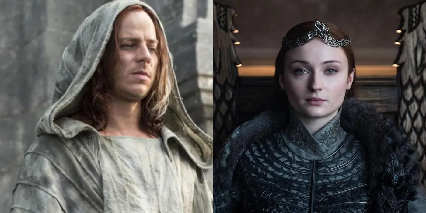 Spit image of Jaqen H'ghar and Sansa Stark from Game of Thrones