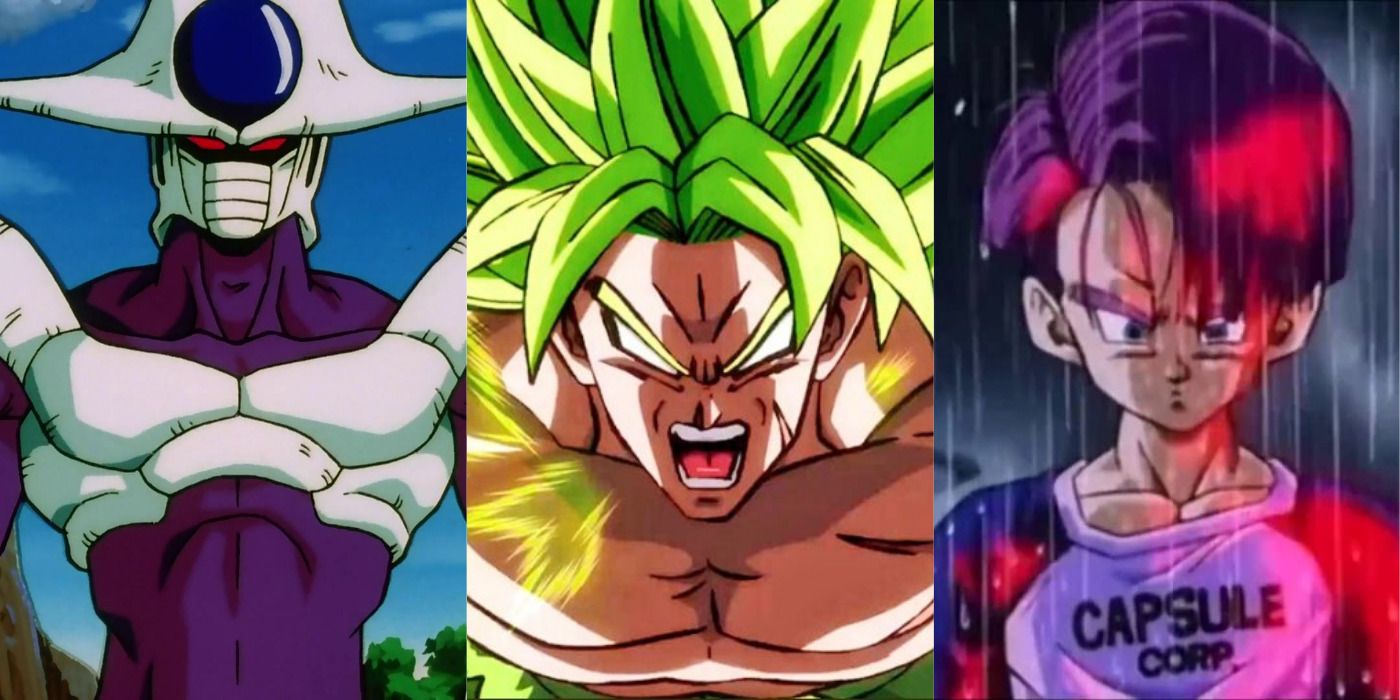 An image of Cooler, Broly and Trunks in Dragonball Z