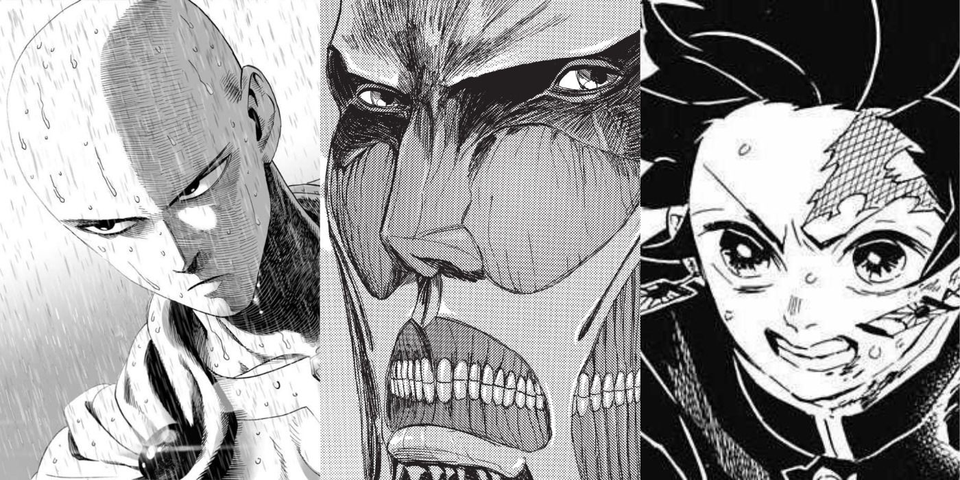 Attack on Titan, One Punch Man and Demon Slayer