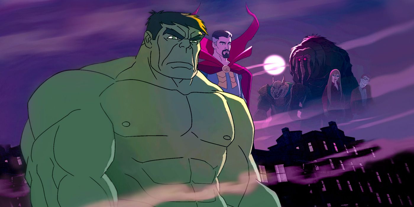The Hulk and Doctor Strange in Where Monsters Dwell