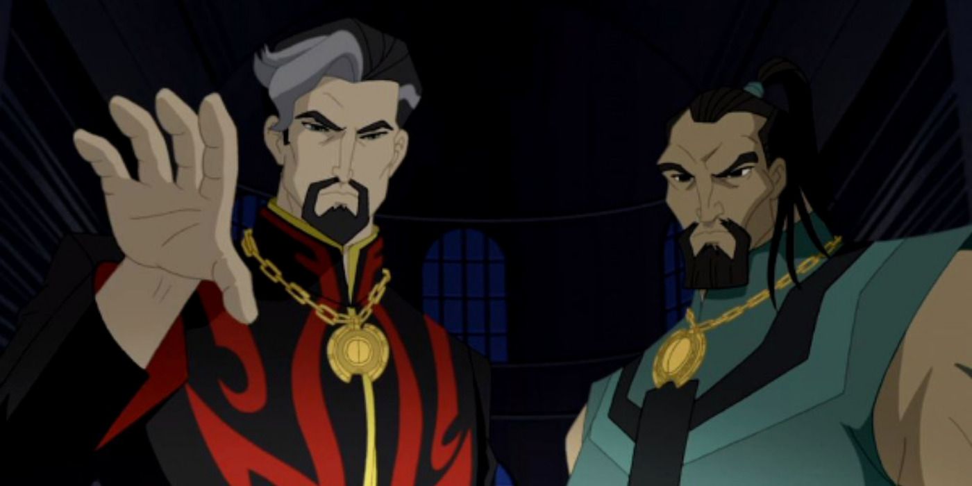 Doctor Strange and Baron Mordo in The Sorcerer Supreme