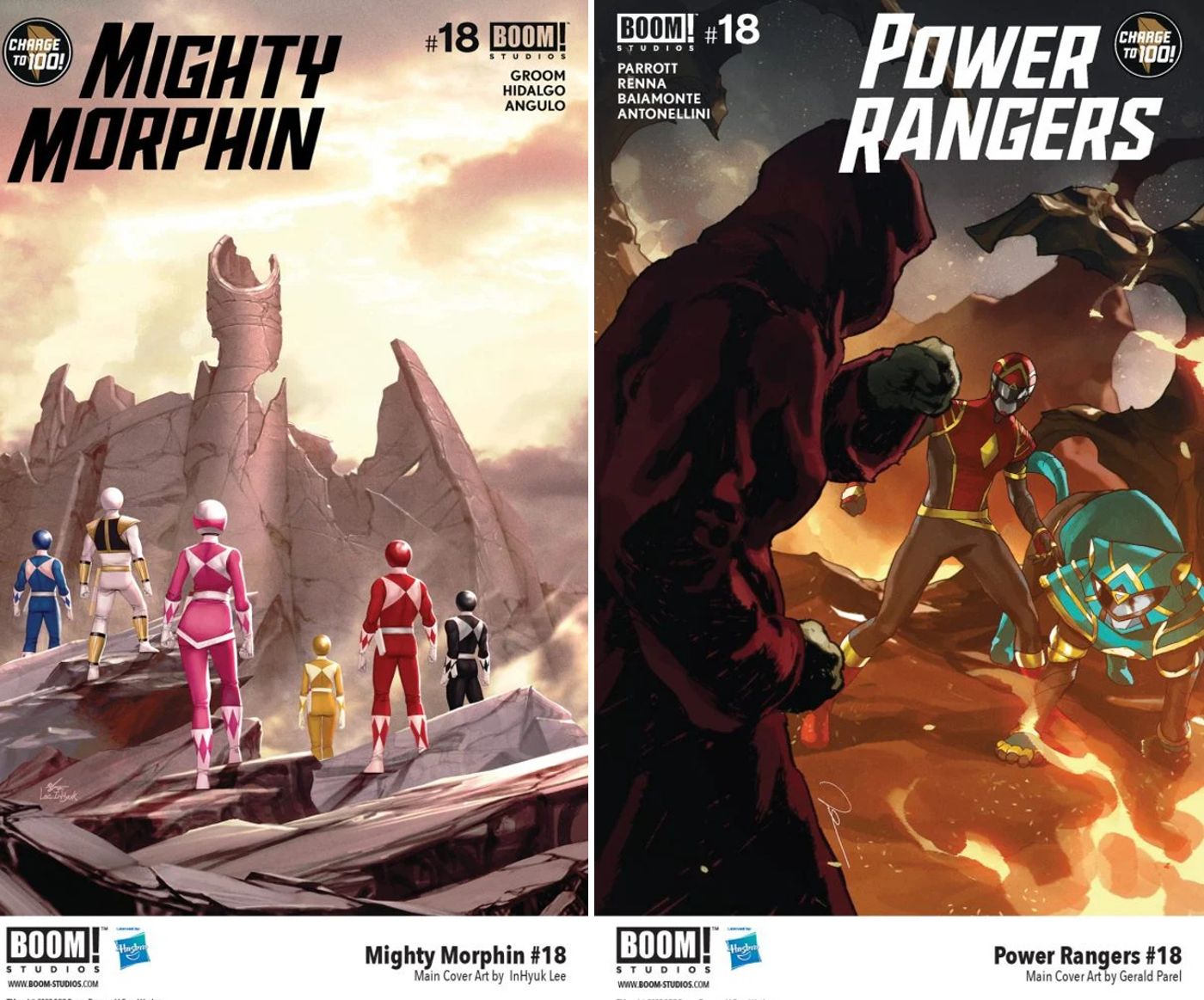 Power Rangers Comics Celebrate 100th Issue with Epic Crossover Event
