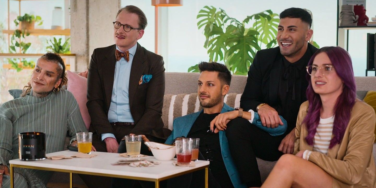 queer eye germany cast sitting on couch