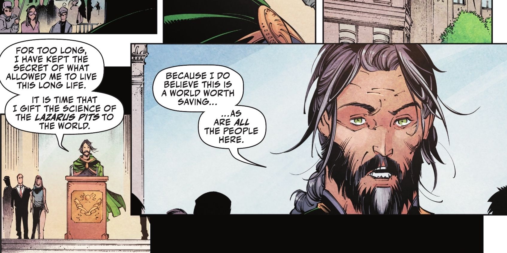 Ra&rsquo;s al Ghul offers the world Lazarus Pit science