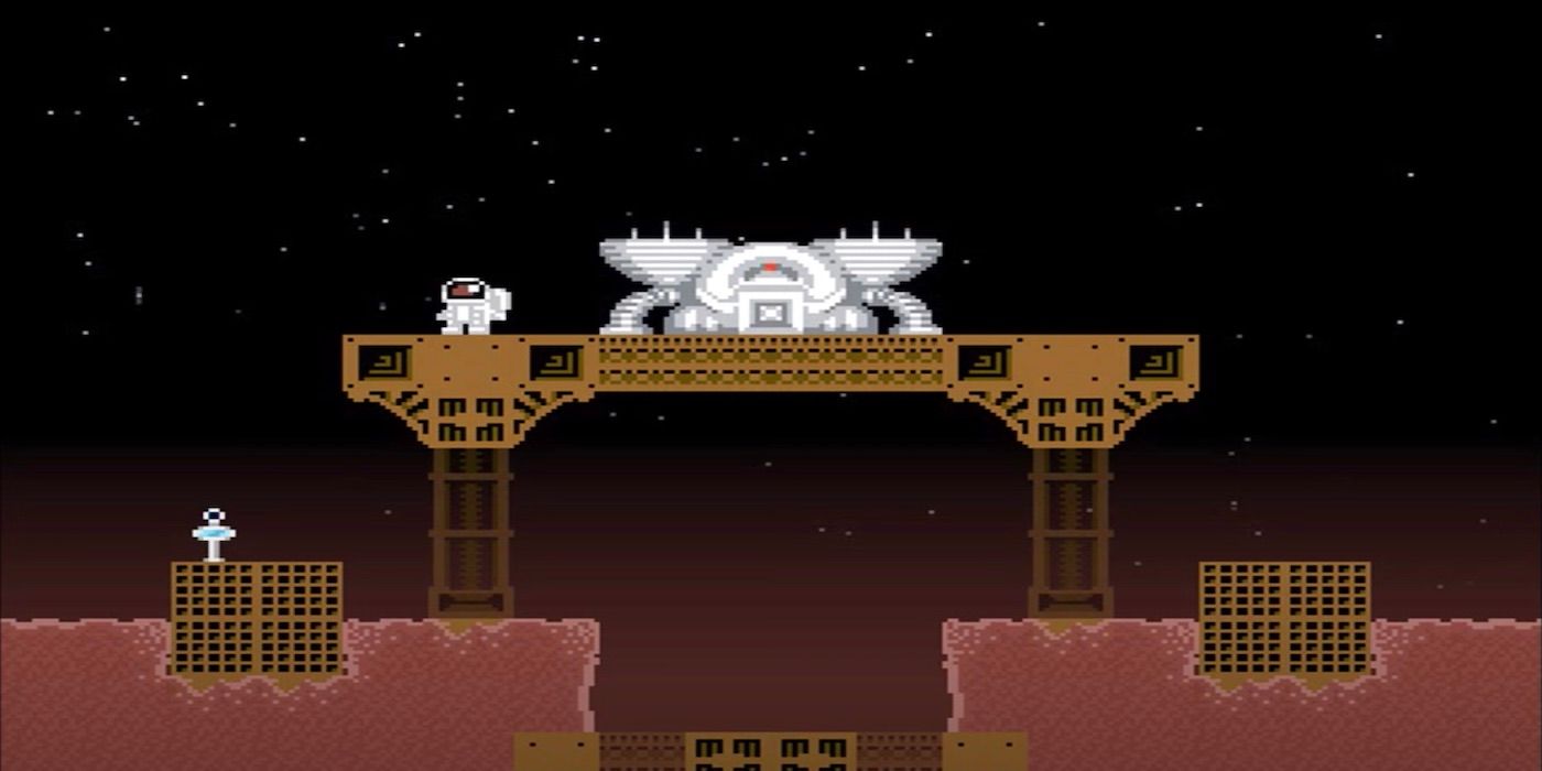 A screenshot from the beginning of the game REDDER