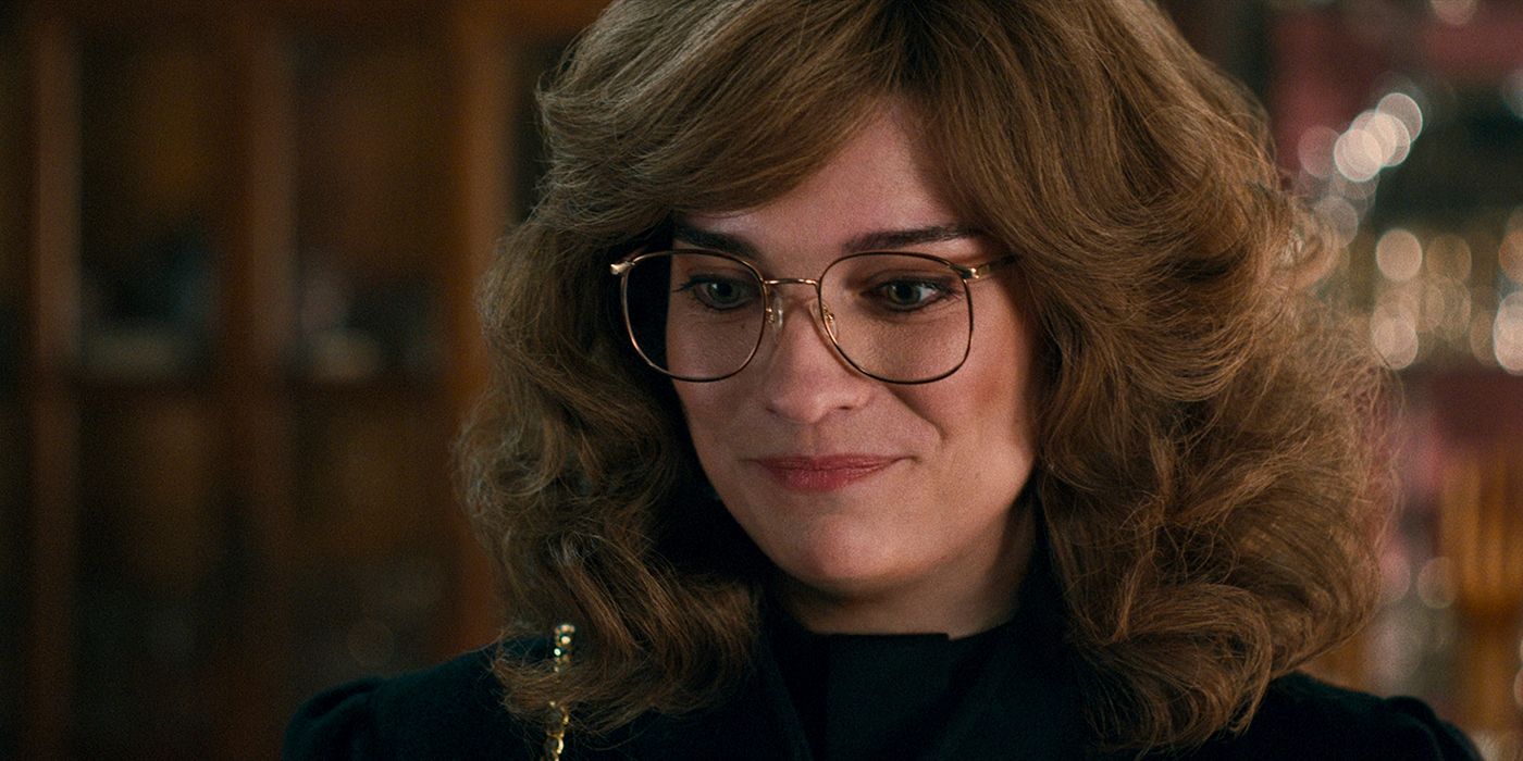 A close up of young Ruth wearing glasses on Russian Doll.