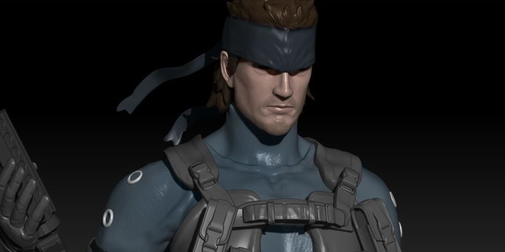 Solid Snake wears a headband in Metal Gear Solid
