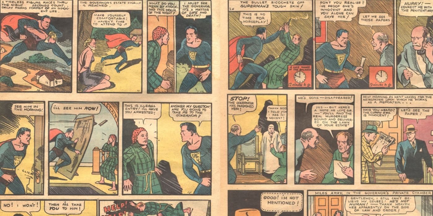 Superman acting like a jerk in first appearance