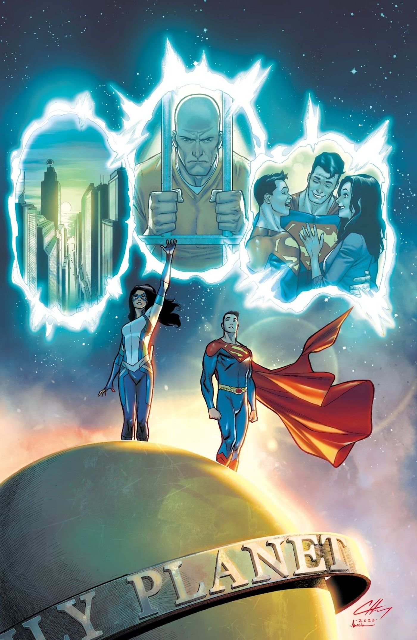 Superman Son of Kal El #13 variant cover starring Dreamer Nia Nal