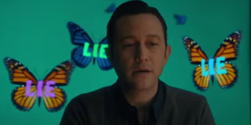 Travis appears with butterflies behind his head in Super Pumped: The Battle for Uber