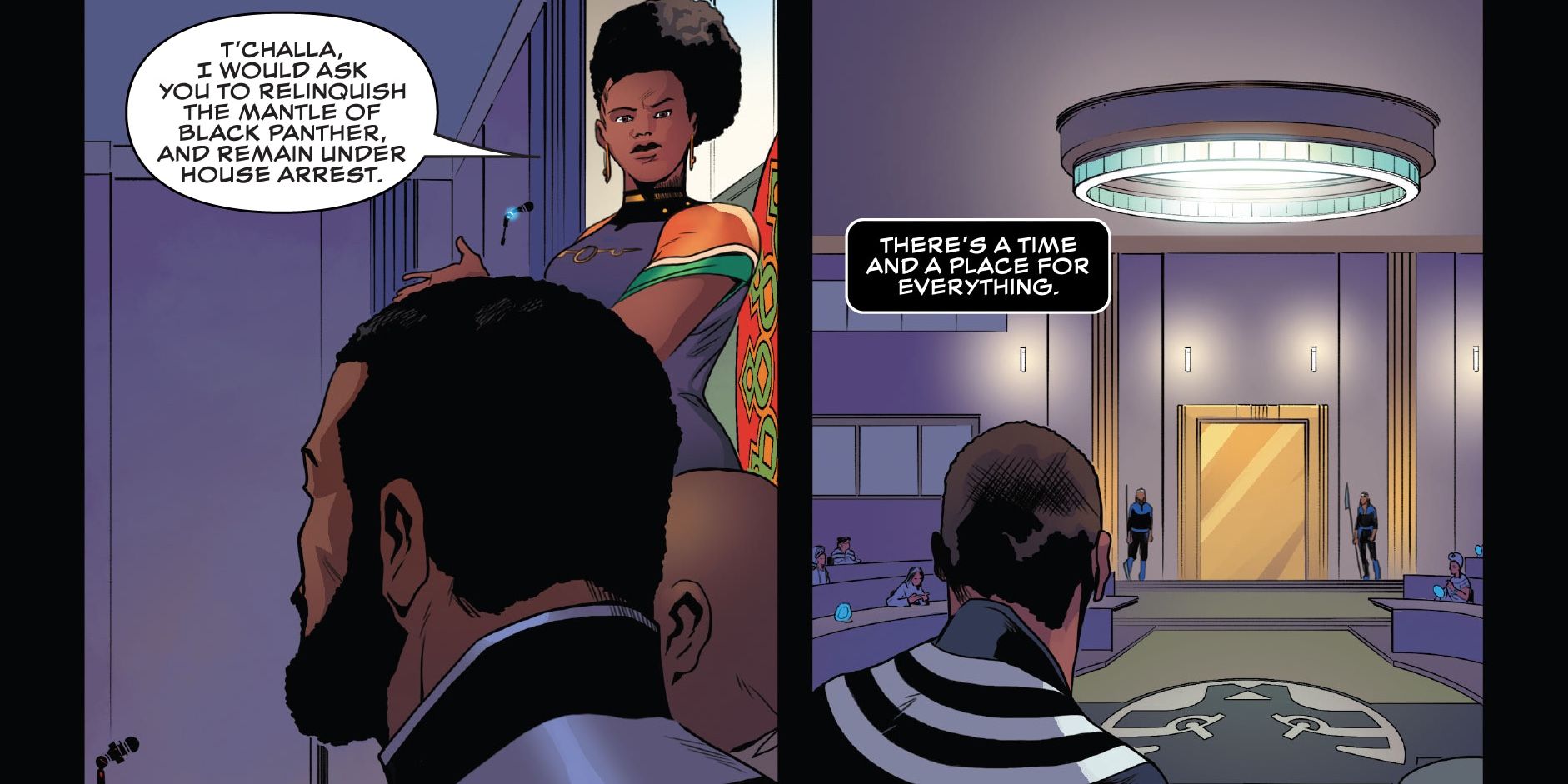 T&rsquo;Chall is forced to relinquish his Black Panther title