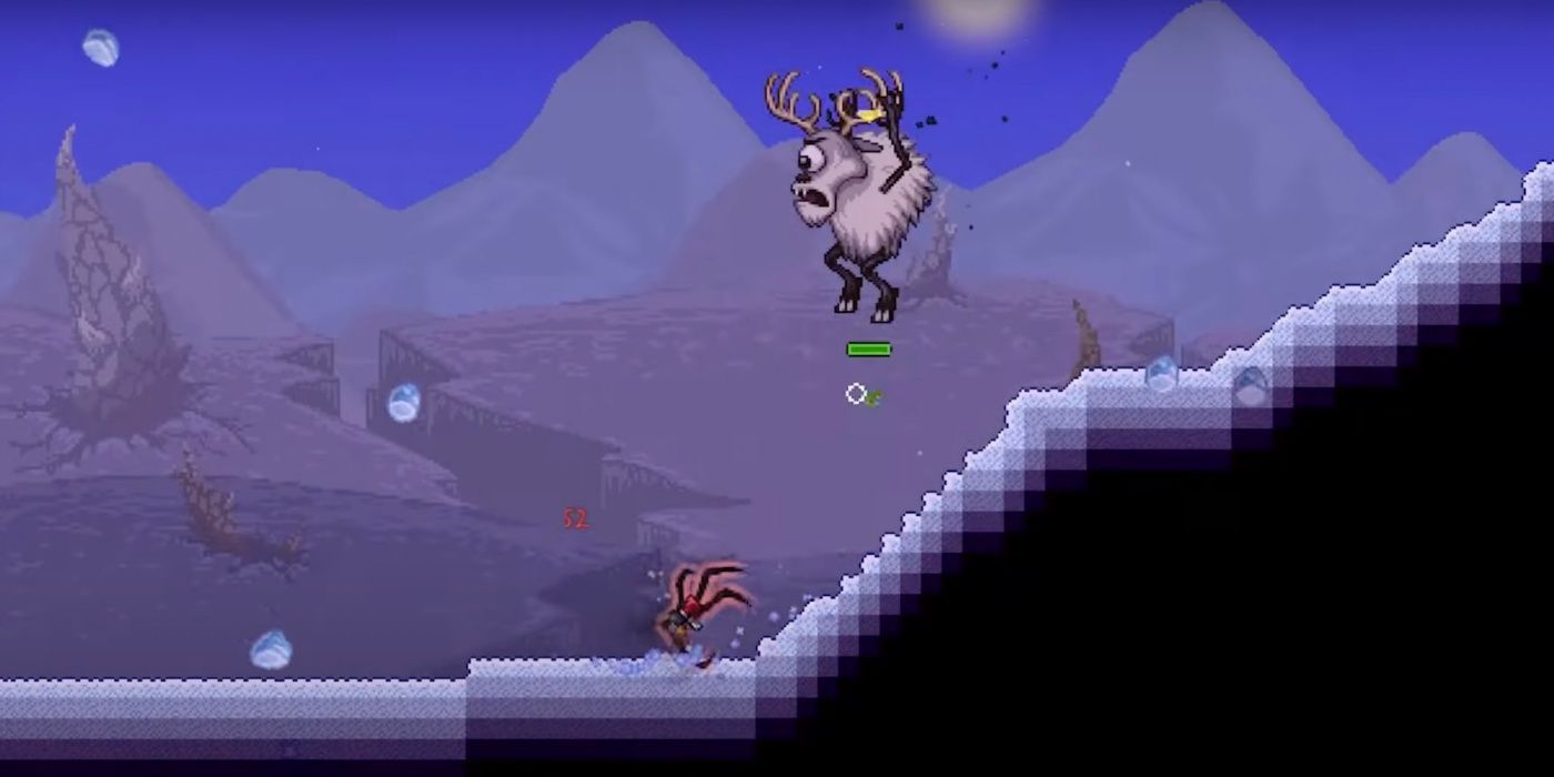 terraria and don't starve together crossover