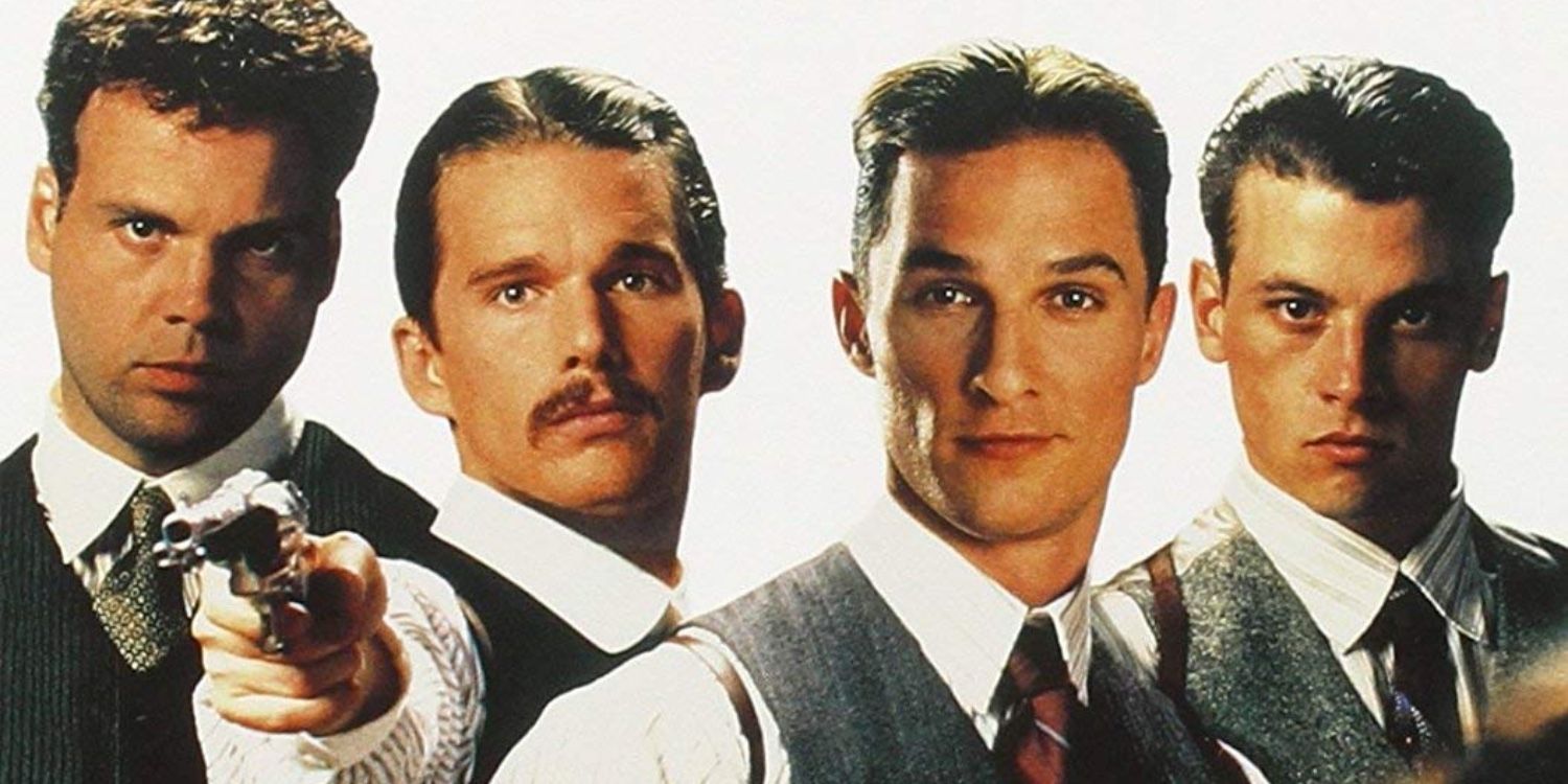 The Newton Boys, with Matthew McConaughey, Ethan Hawke, Richard Linklater.