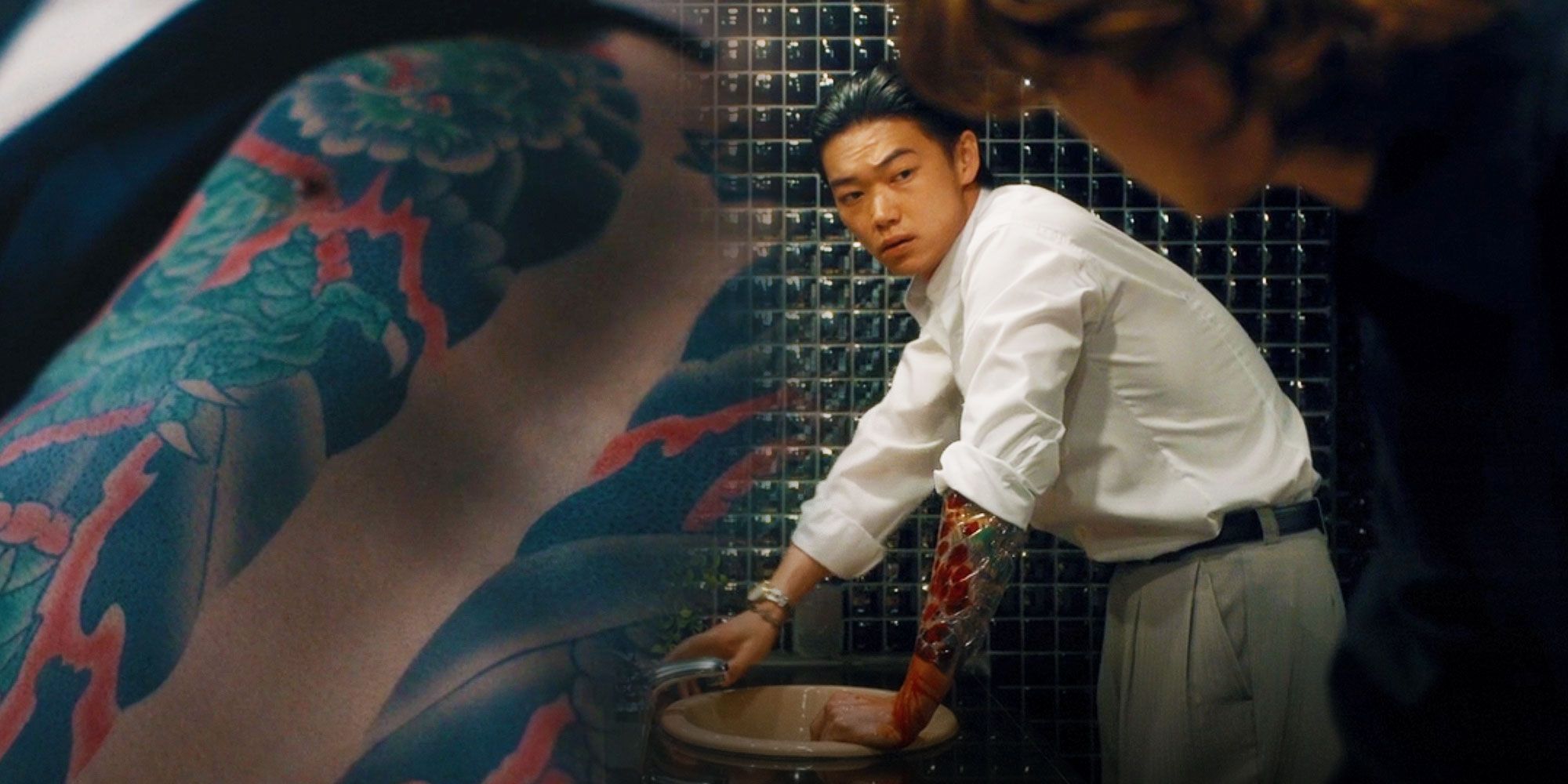 Tokyo Vice yakuza tattoos